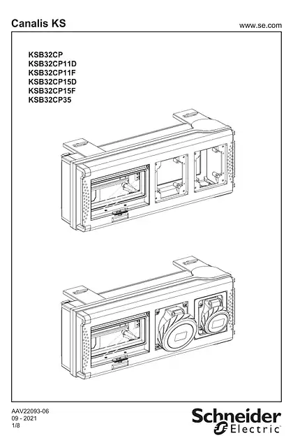 schneider施耐德KSB32CP... - 32A TAP-OFF UNIT - 说明页